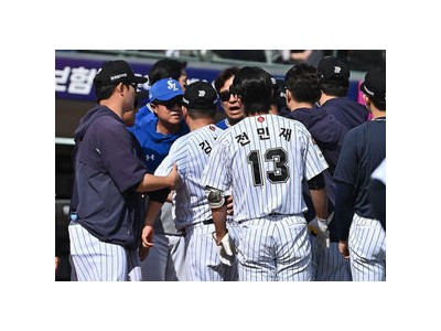 롯데 벤치클리어링 뜨거운 경기 속 스윕 성공
