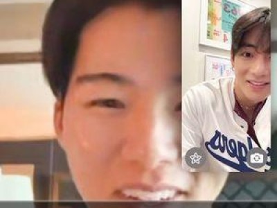 김혜성 BTS 뷔와 영상 통화로 인사해 화제