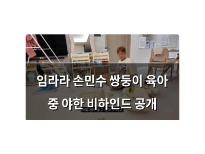 임라라 손민수 쌍둥이 육아 중 야한 비하인드 공개