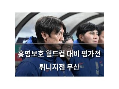 홍명보호 월드컵 대비 평가전 튀니지전 무산