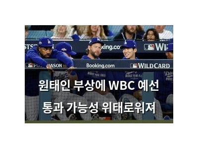 원태인 부상에 WBC 예선 통과 가능성 위태로워져